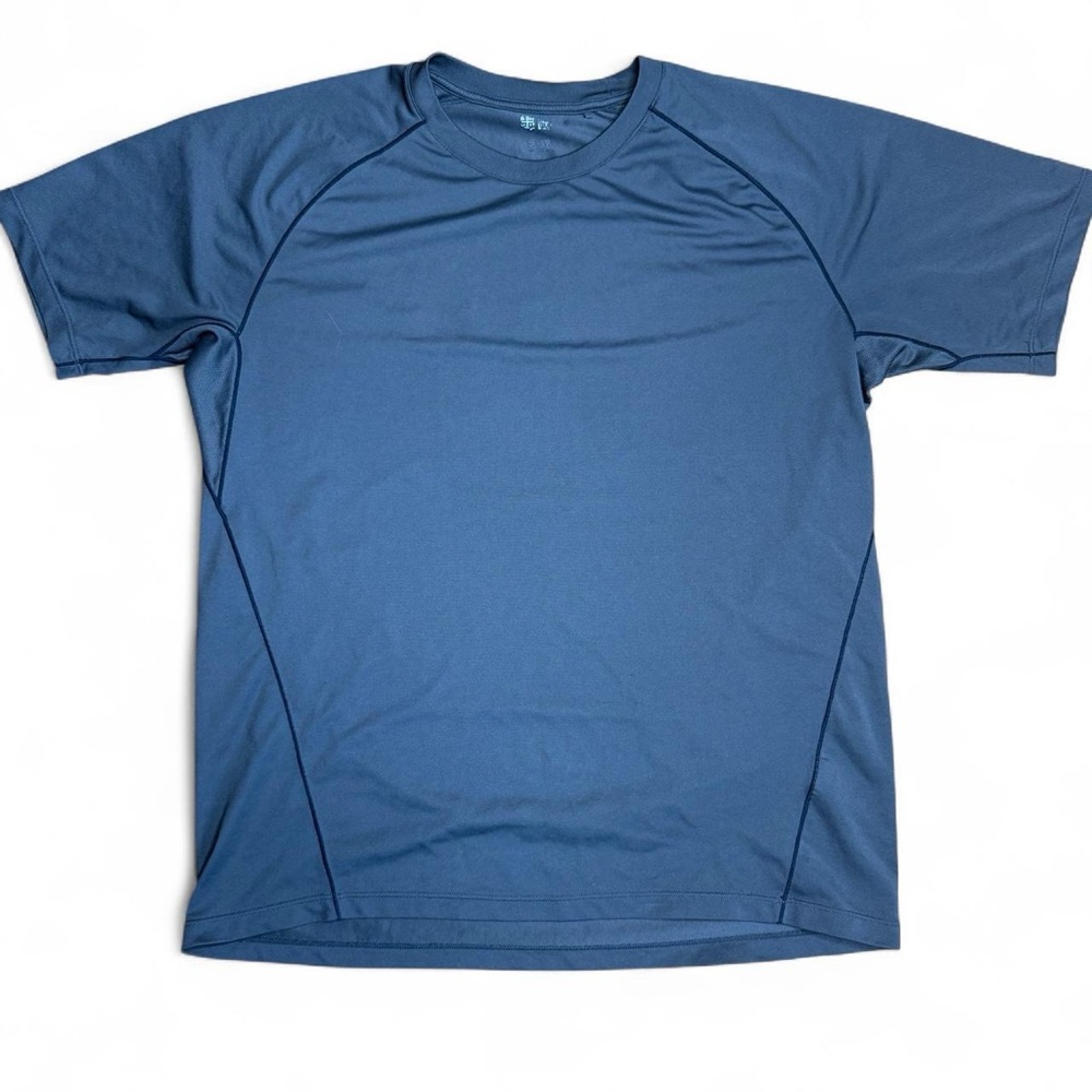 Uniqlo grey sportswear tech shirt